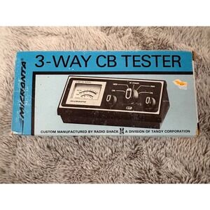 Micranta 3-Way CB Tester SWR Meter RF Power Radio Shack 21-526A 3-30MHz